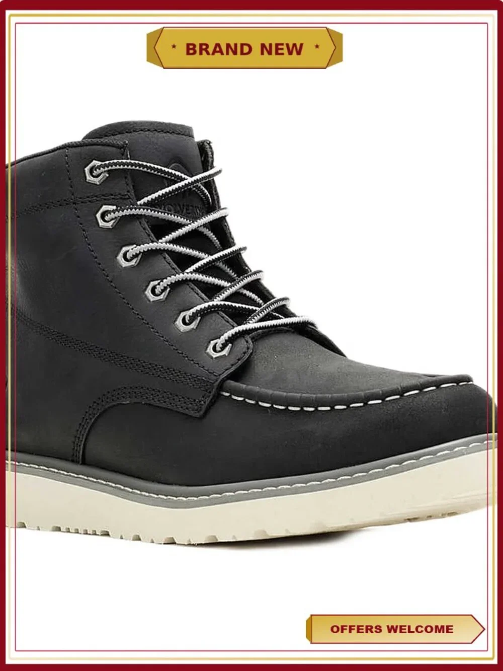 Wolverine Kent Wedge Soft Toe Work Boots Full Grain Leather